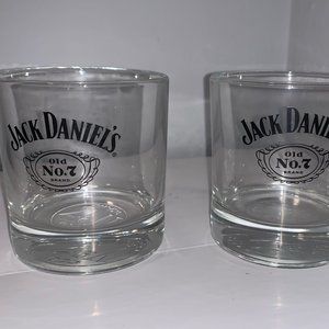2 Jack Daniels Old No. 7 Brand Glasses